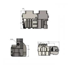 Olie - en benzine afscheider zonder bypass PSDC 15 DN200 