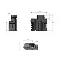 Olie - en benzine afscheider zonder bypass PSDC 3 DN110 